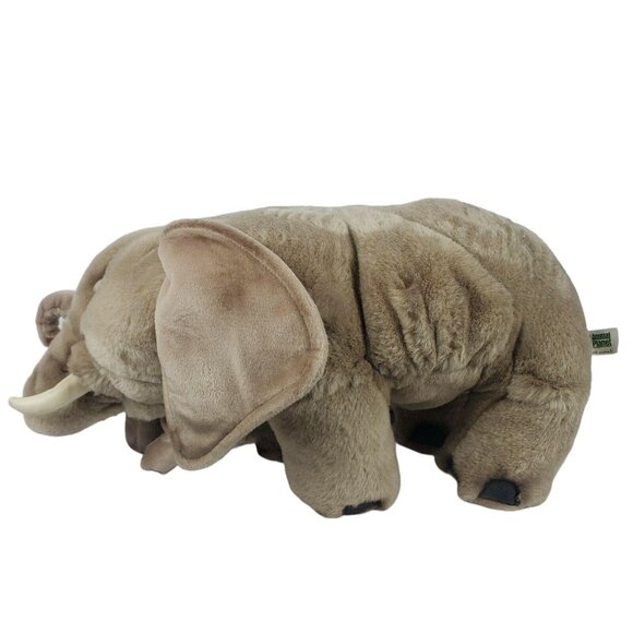 Vintage Animal Planet Mommy Wrinkle Baby Sprinkle Elephant 18 inch Plush - Picture 4 of 9